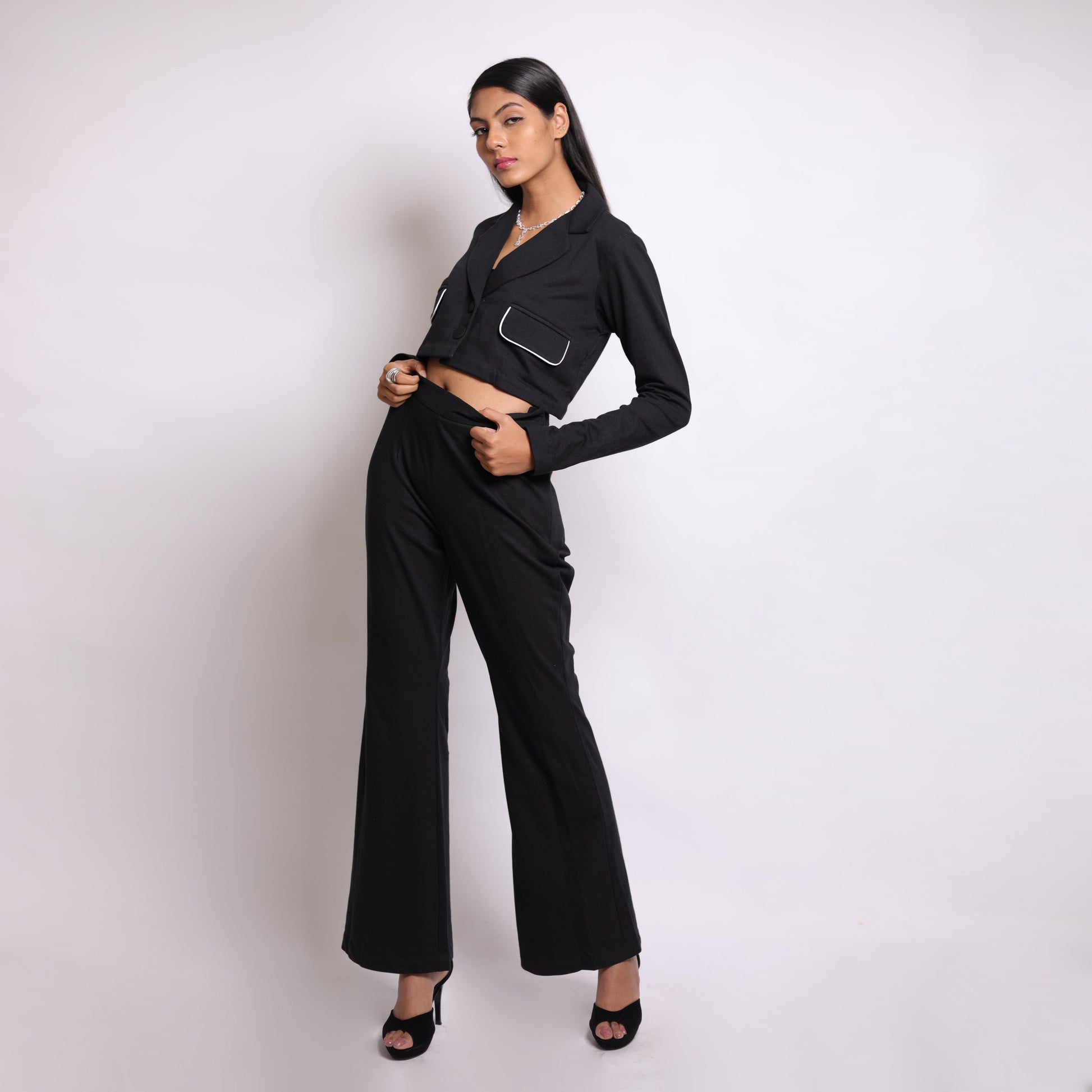 Shivani Rajani In Our Black Blazer Set