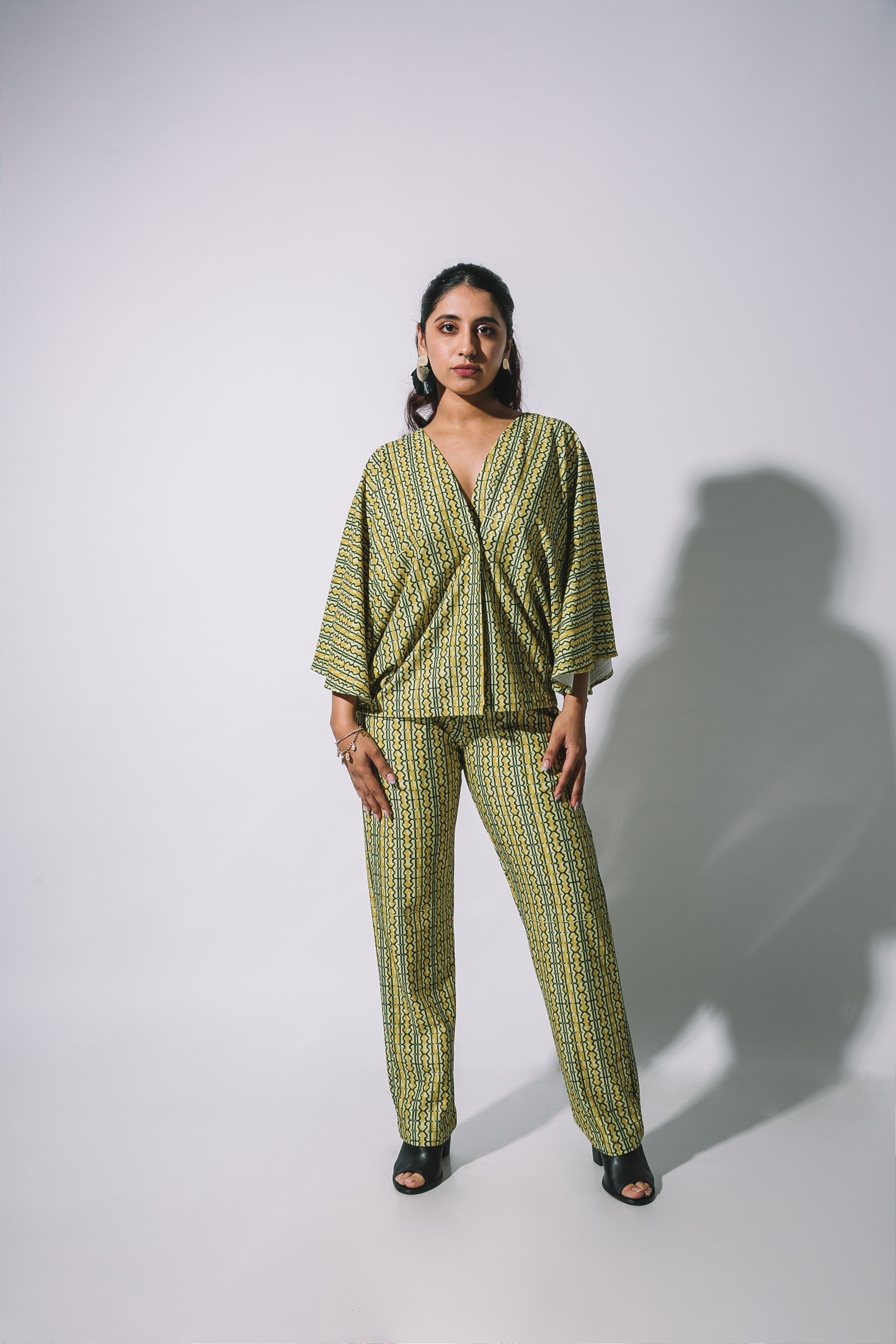 Yellow Signature Kaftan Set