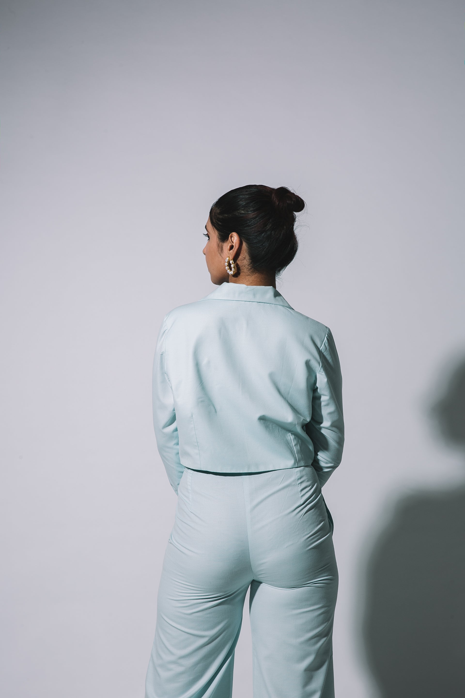 Powder Blue Blazer Set