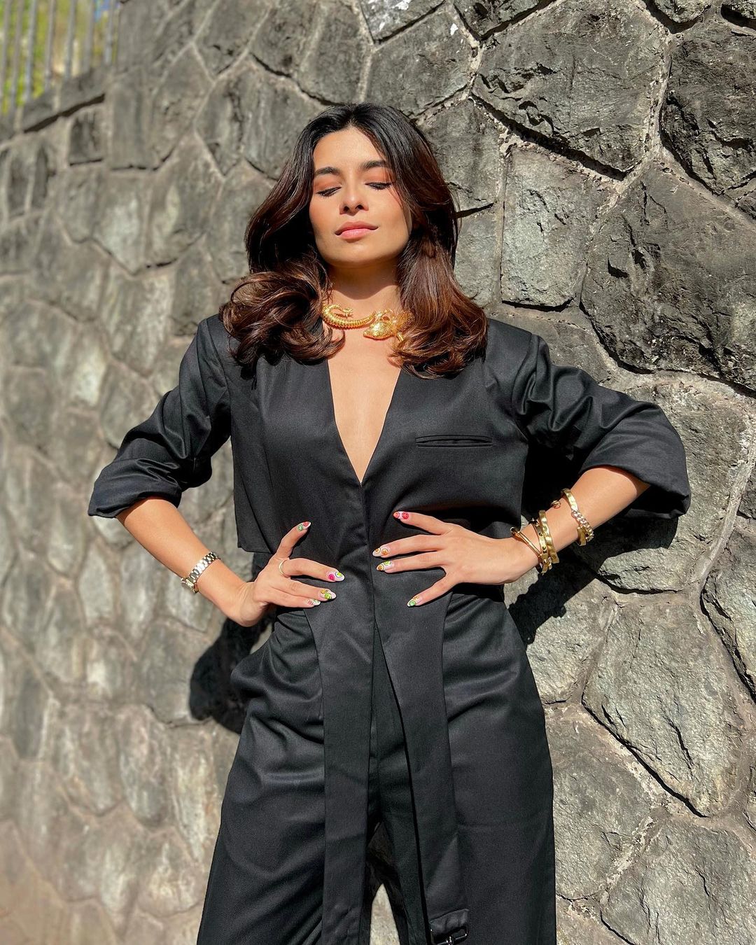 Prerna Mehra In our Stunning Black Blazer Set