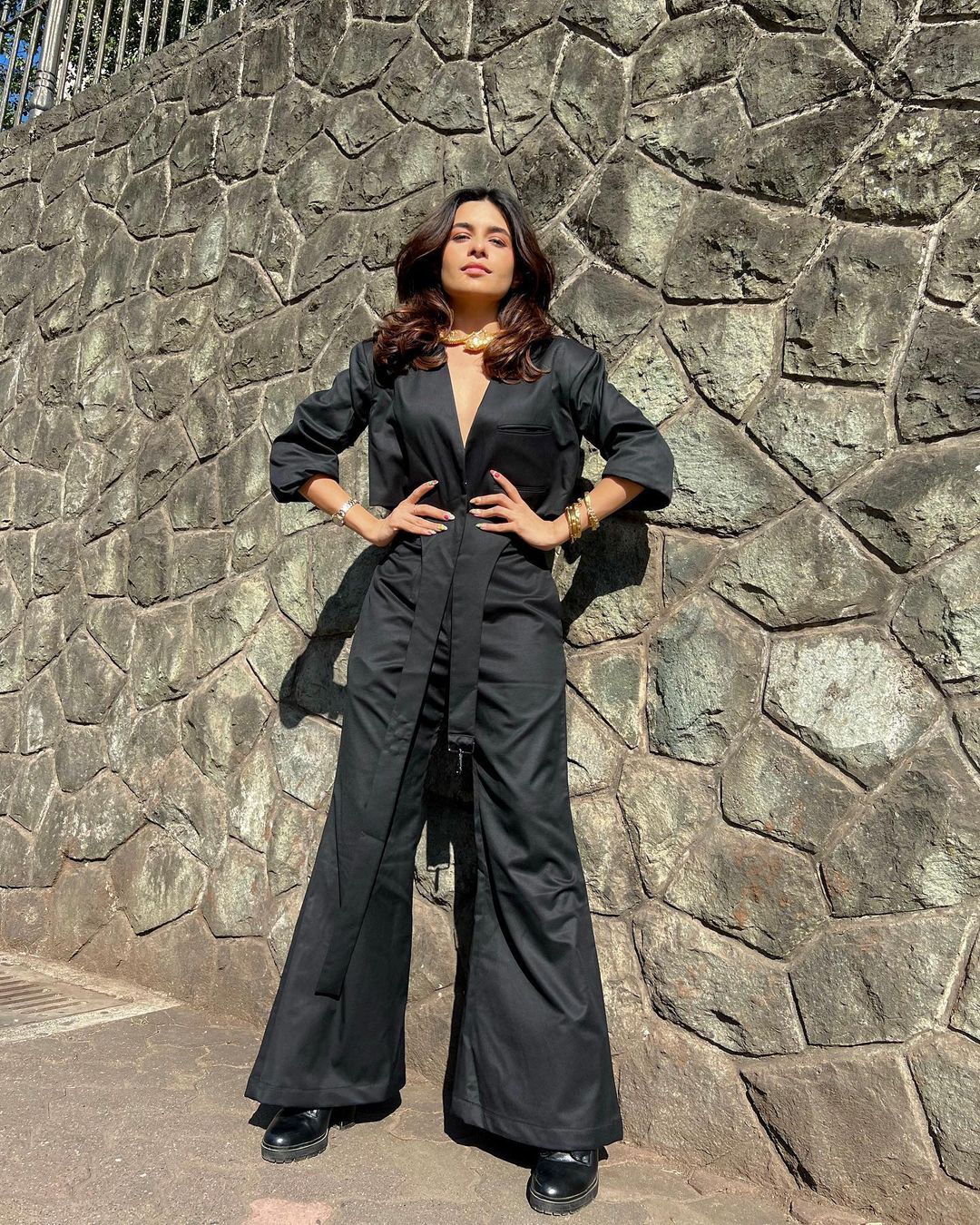 Prerna Mehra In our Stunning Black Blazer Set