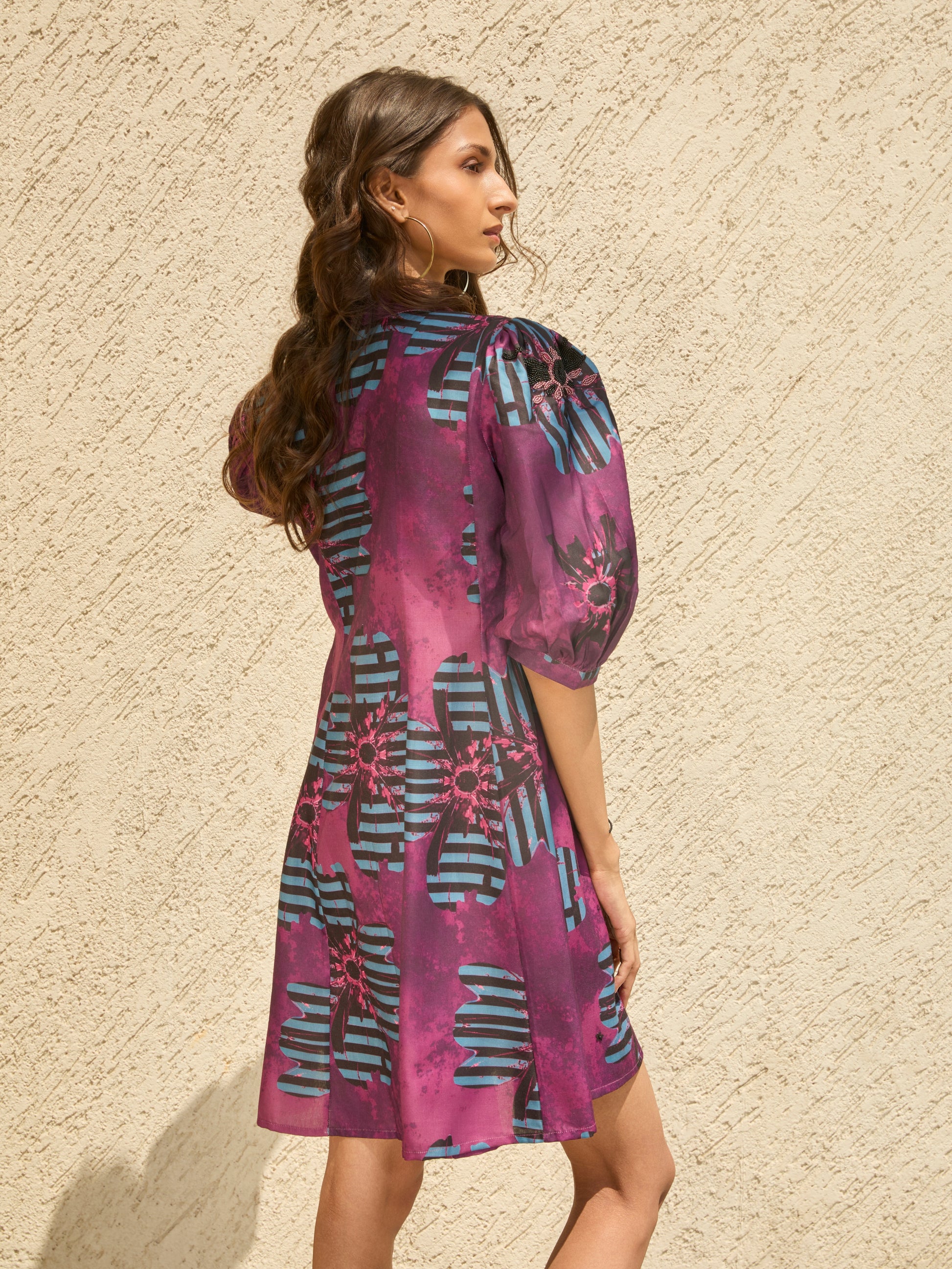 The Riviera Dress (Colorway: Wine)