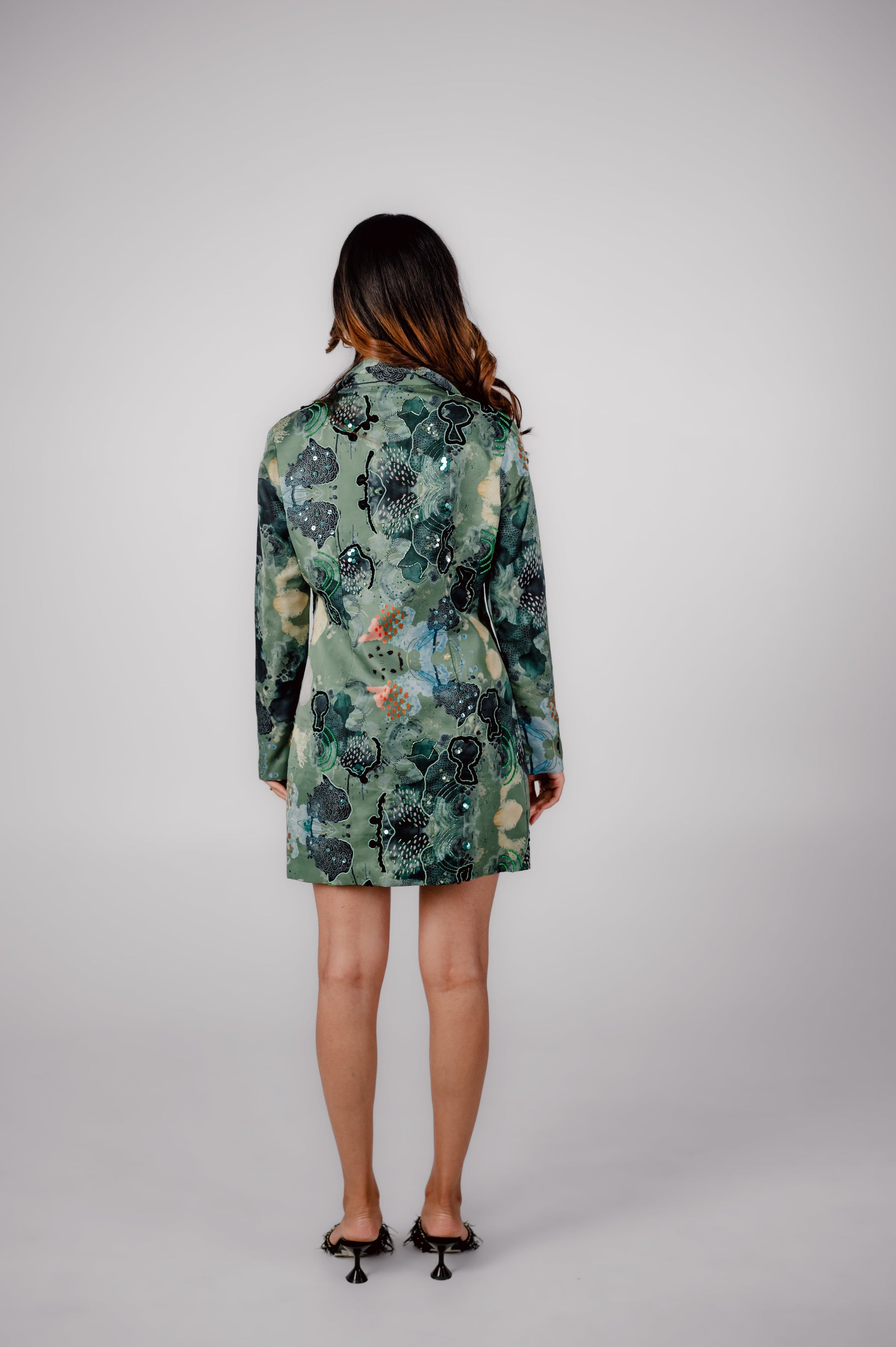 Green Midnight Blazer Dress